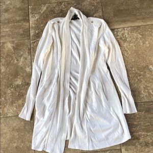 White Cardigan Sweater